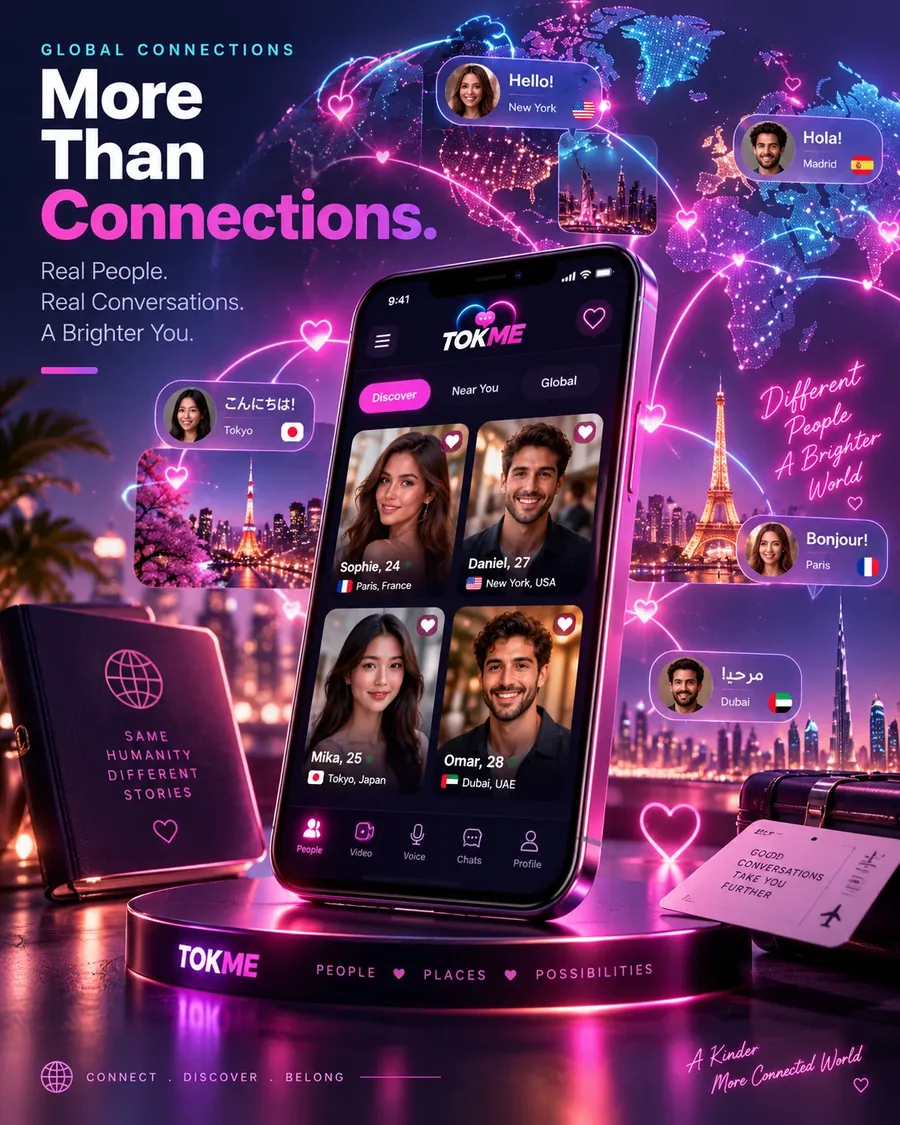 TokMe Global Connections - More Than Connections